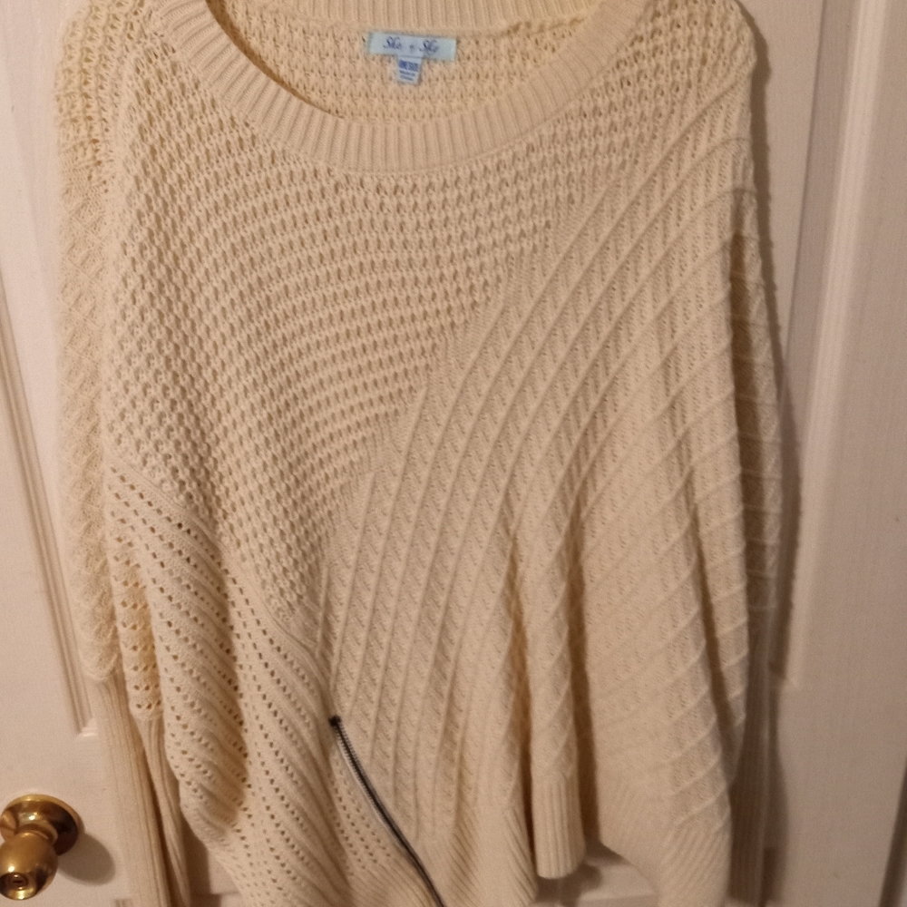 Cream sweater
